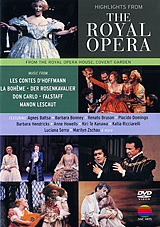 Higlights From: The Royal Opera Формат: DVD (NTSC) (Keep case) Дистрибьютор: Торговая Фирма "Никитин" Региональные коды: 2, 3, 4, 5 Количество слоев: DVD-5 (1 слой) Субтитры: Английский / Немецкий / инфо 8697i.
